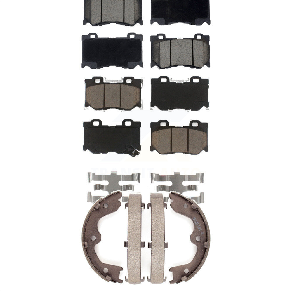 Transit Auto KCN-100004 Disc Brake Pad for 2008-2013 INFINITI G37 - Front and Rear product image