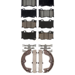 Transit Auto KCN-100004 Disc Brake Pad for 2008-2013 INFINITI G37 - Front and Rear product image