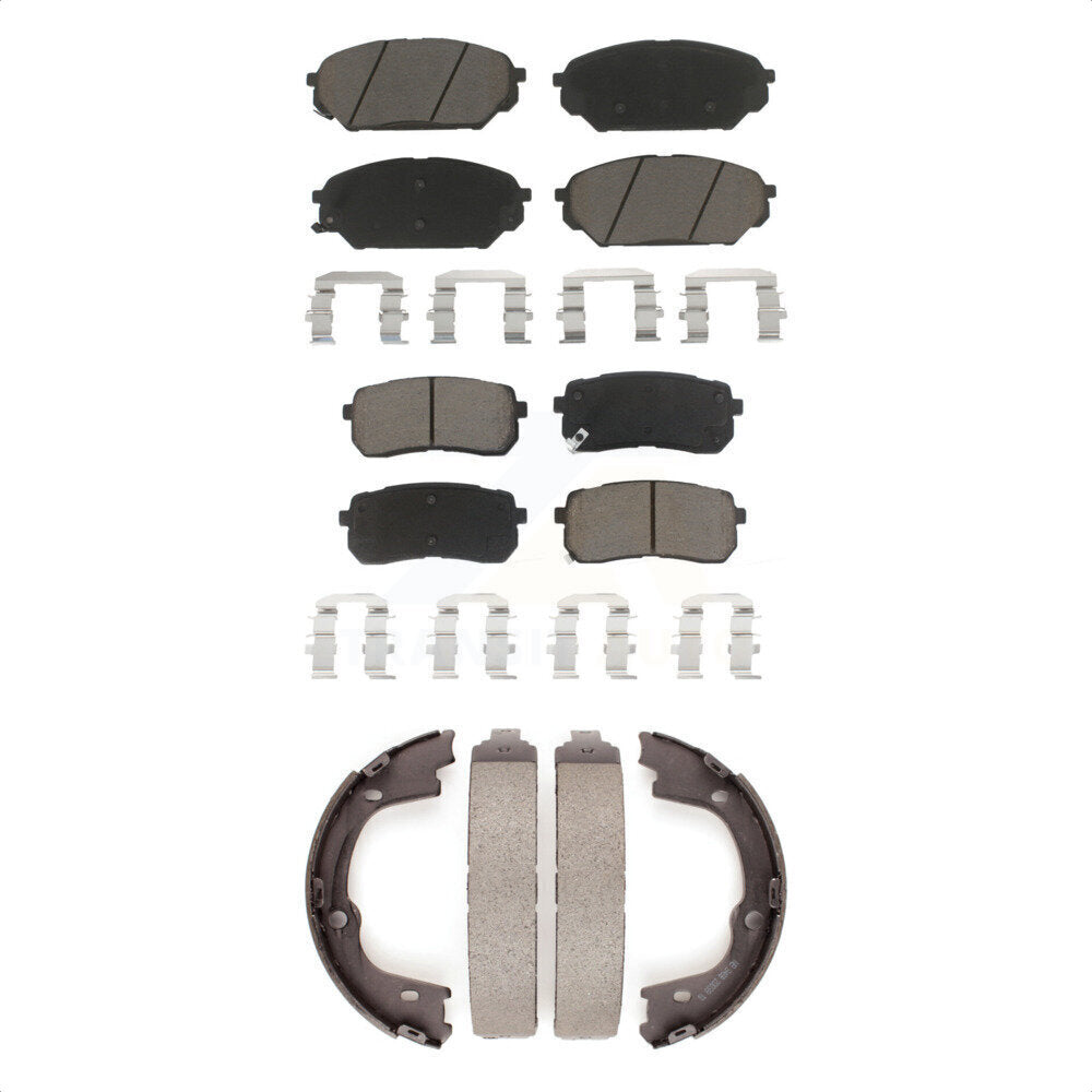 Transit Auto KCN-100009 Disc Brake Pad for 2007-2012 Hyundai Veracruz - Front and Rear product image