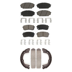 Transit Auto KCN-100009 Disc Brake Pad for 2007-2012 Hyundai Veracruz - Front and Rear product image