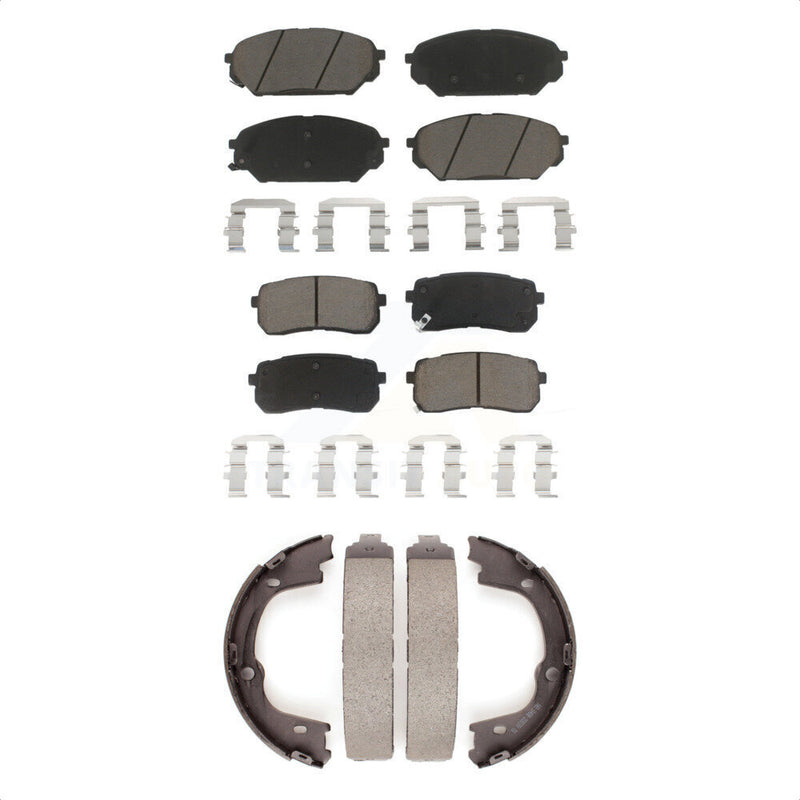 Transit Auto KCN-100009 Disc Brake Pad for 2007-2012 Hyundai Veracruz - Front and Rear product image