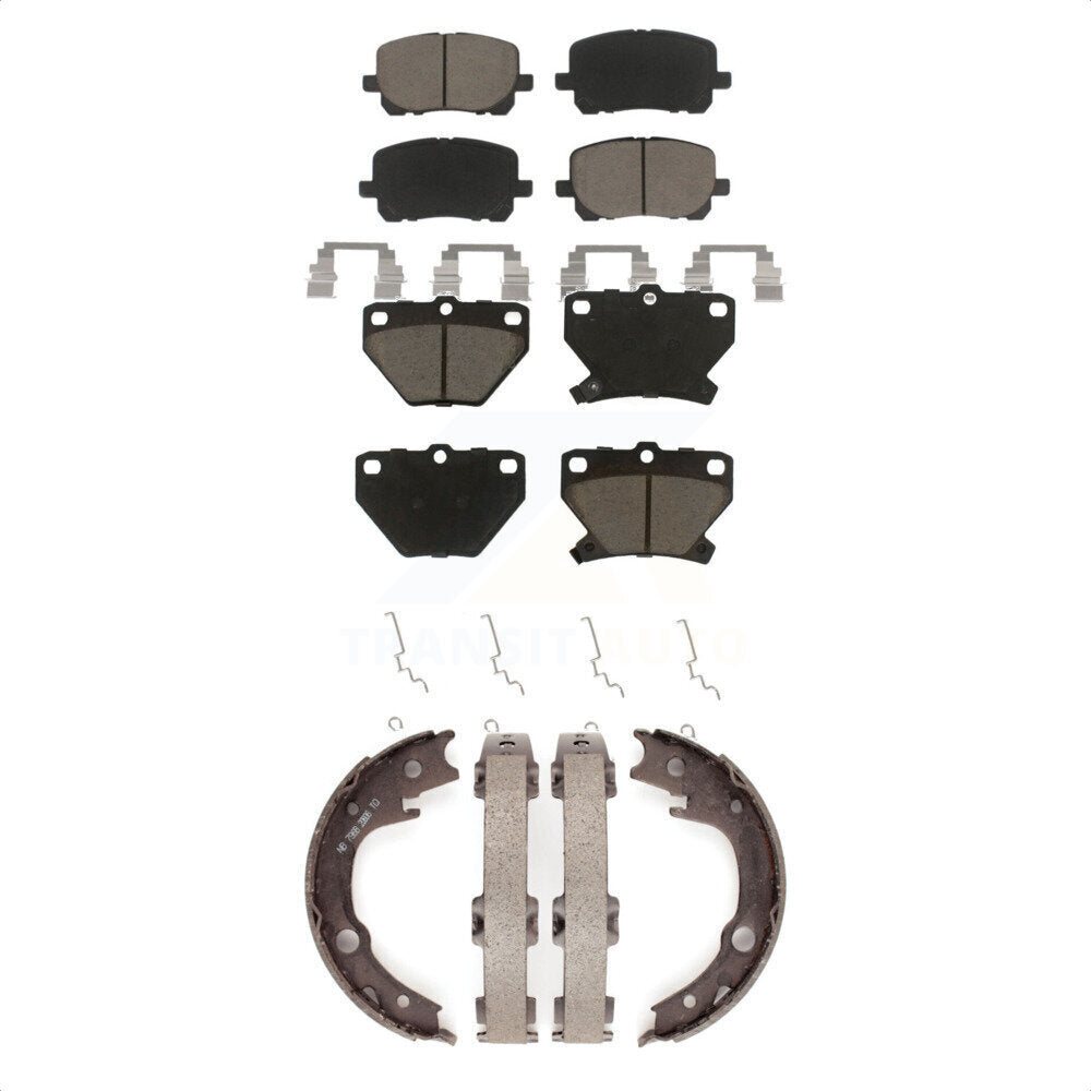 Transit Auto KCN-100010 Disc Brake Pad for 2003-2008 Pontiac Vibe, Toyota Corolla, Toyota Matrix - Front and Rear product image