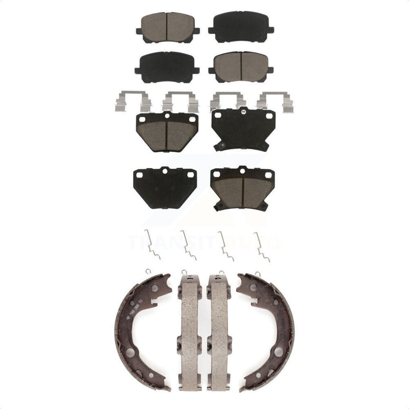 Transit Auto KCN-100010 Disc Brake Pad for 2003-2008 Pontiac Vibe, Toyota Corolla, Toyota Matrix - Front and Rear product image