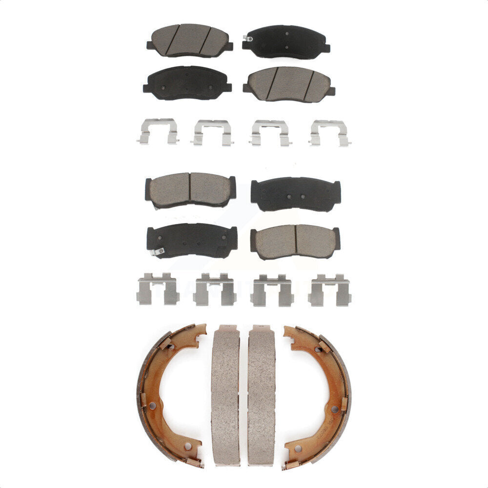Transit Auto KCN-100014 Disc Brake Pad for 2007-2009 Hyundai Santa Fe - Front and Rear product image