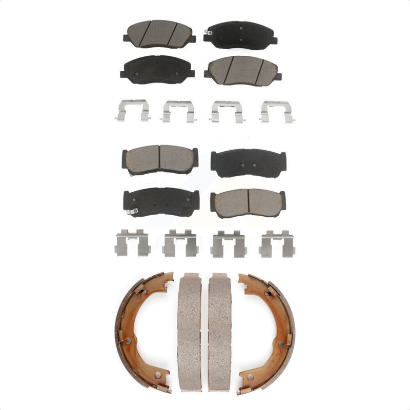 Transit Auto KCN-100014 Disc Brake Pad for 2007-2009 Hyundai Santa Fe - Front and Rear product image