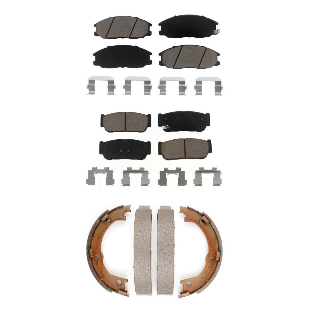 Transit Auto KCN-100015 Disc Brake Pad for 2003-2009 Kia Sorento - Front and Rear product image