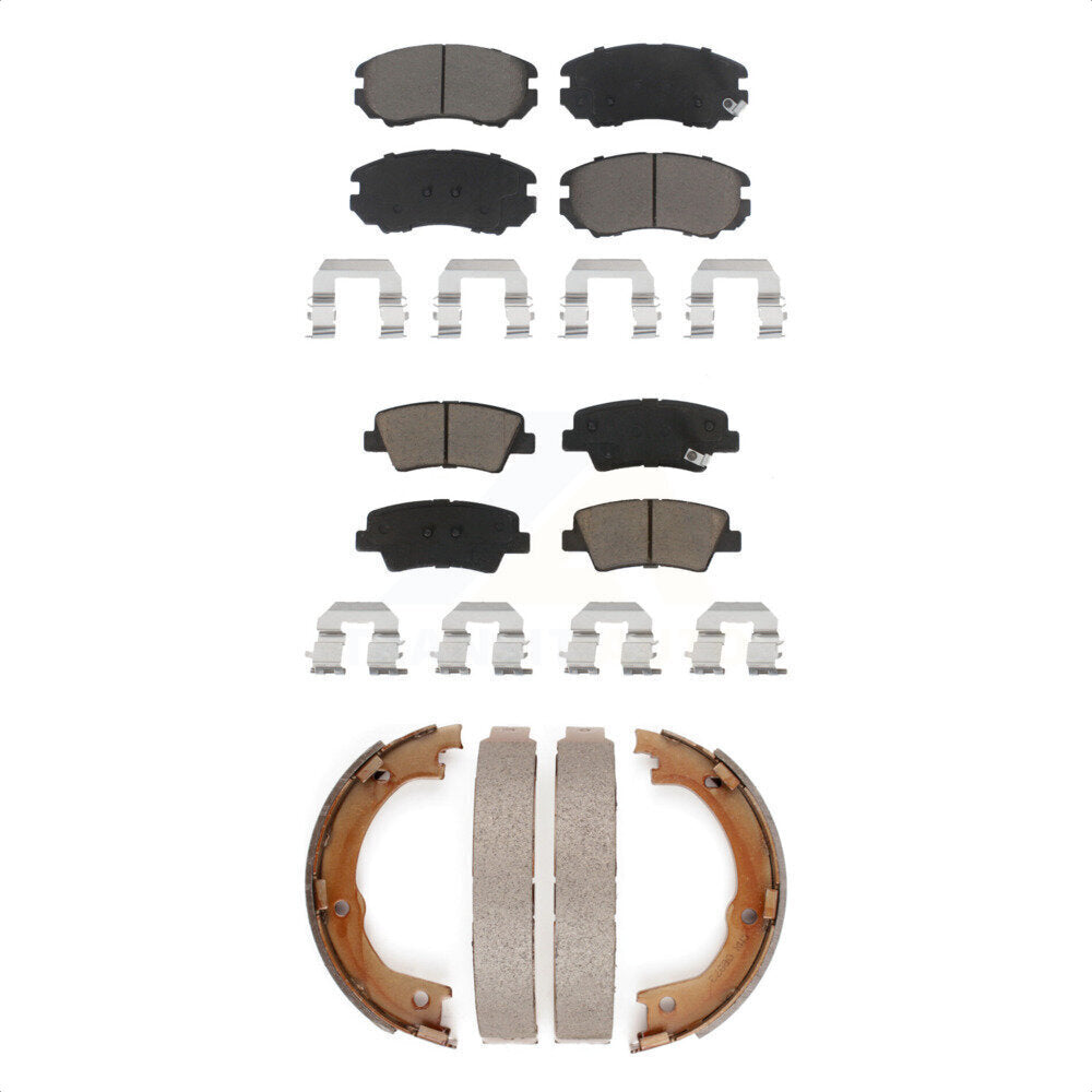 Transit Auto KCN-100017 Disc Brake Pad for 2007-2009 Hyundai Azera, Kia Amanti - Front and Rear product image