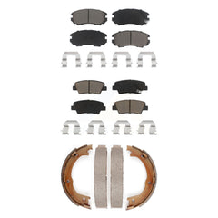 Transit Auto KCN-100017 Disc Brake Pad for 2007-2009 Hyundai Azera, Kia Amanti - Front and Rear product image
