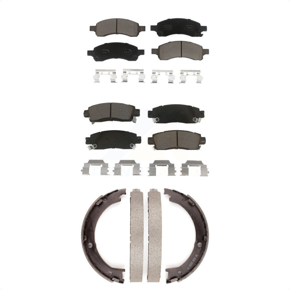 Transit Auto KCN-100018 Disc Brake Pad for 2007-2017 GMC Acadia Limited, Chevrolet Traverse, Buick Enclave & more - Front and Rear product image