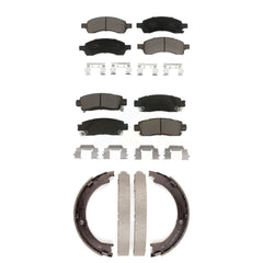 Transit Auto KCN-100018 Disc Brake Pad for 2007-2017 GMC Acadia Limited, Chevrolet Traverse, Buick Enclave & more - Front and Rear product image
