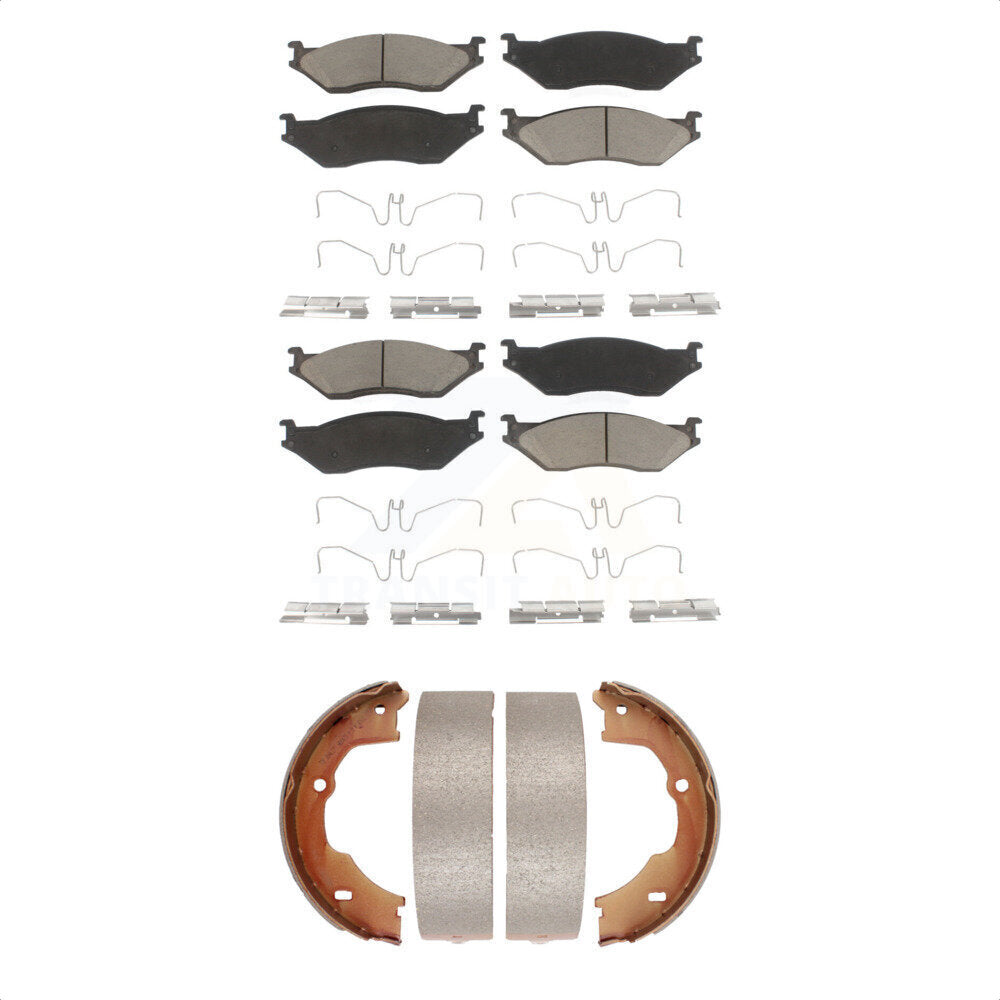 Transit Auto KCN-100022 Disc Brake Pad for 2005-2018 Ford F-59 Commercial Stripped Chassis, Ford F-450 Super Duty, Ford F-550 Super Duty & more - Front and Rear product image