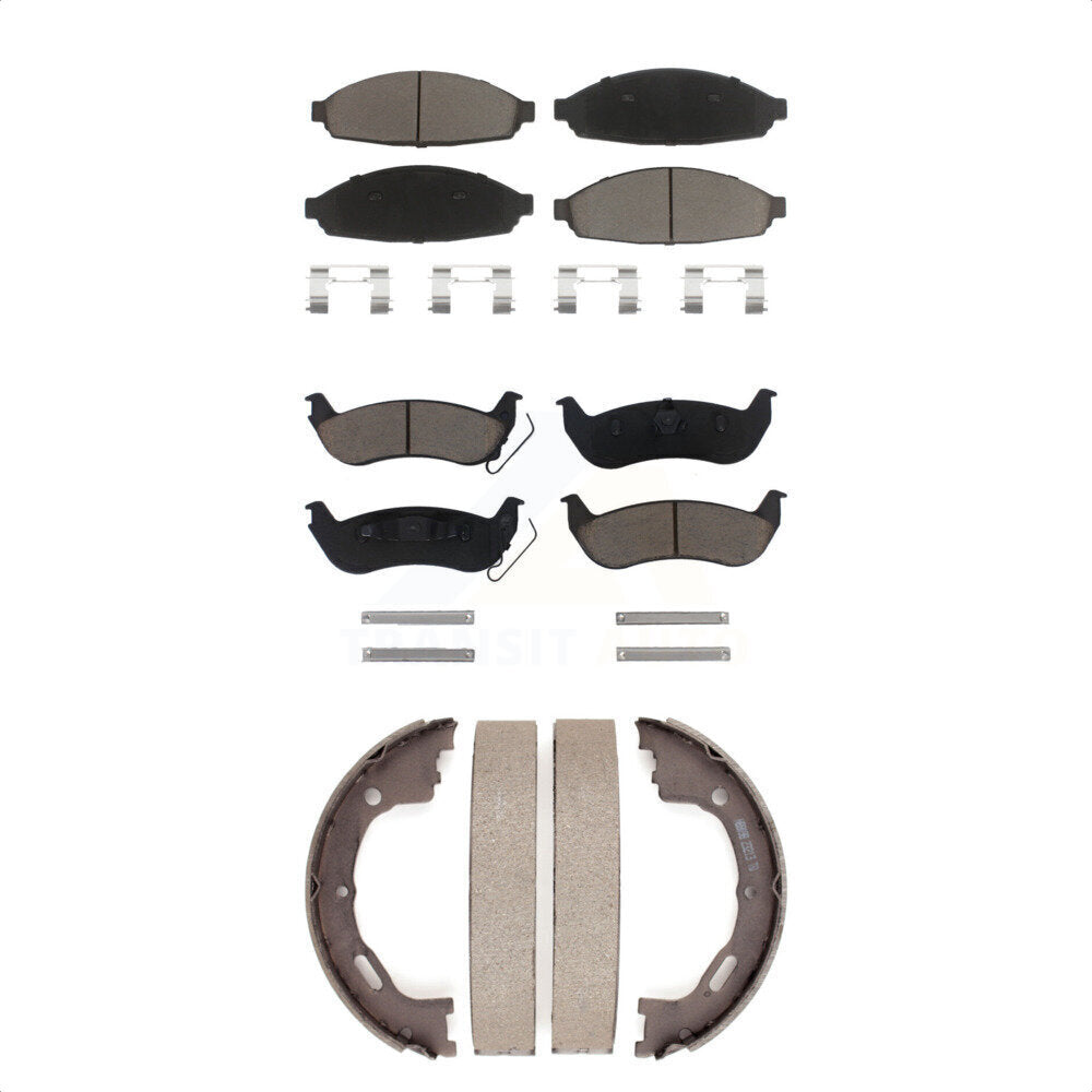 Transit Auto KCN-100038 Disc Brake Pad for 2003-2004 Ford Crown Victoria, Mercury Grand Marquis, Mercury Marauder - Front and Rear product image