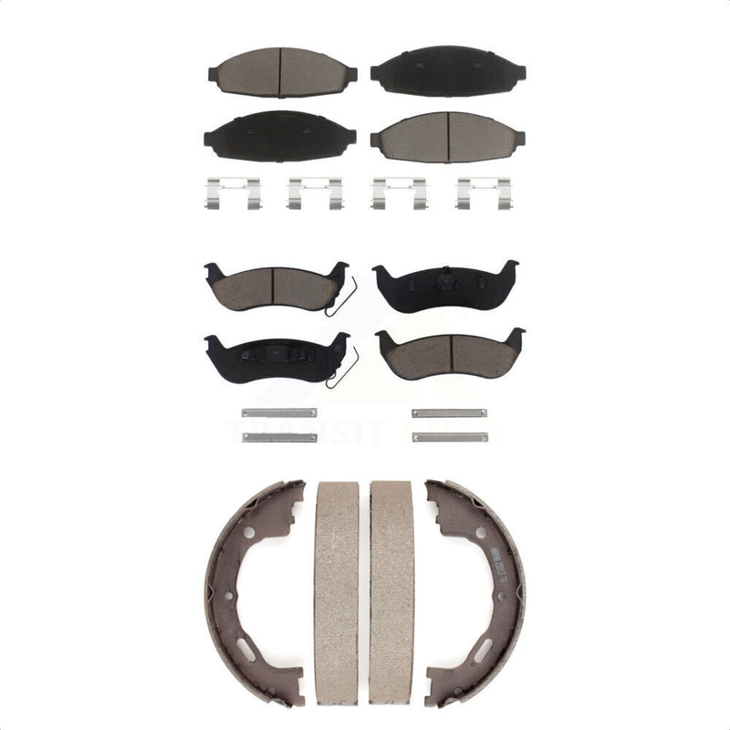 Transit Auto KCN-100038 Disc Brake Pad for 2003-2004 Ford Crown Victoria, Mercury Grand Marquis, Mercury Marauder - Front and Rear product image