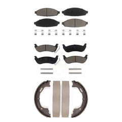 Transit Auto KCN-100042 Disc Brake Pad for 2003-2011 Ford Crown Victoria, Mercury Grand Marquis, Lincoln Town Car - Front and Rear product image