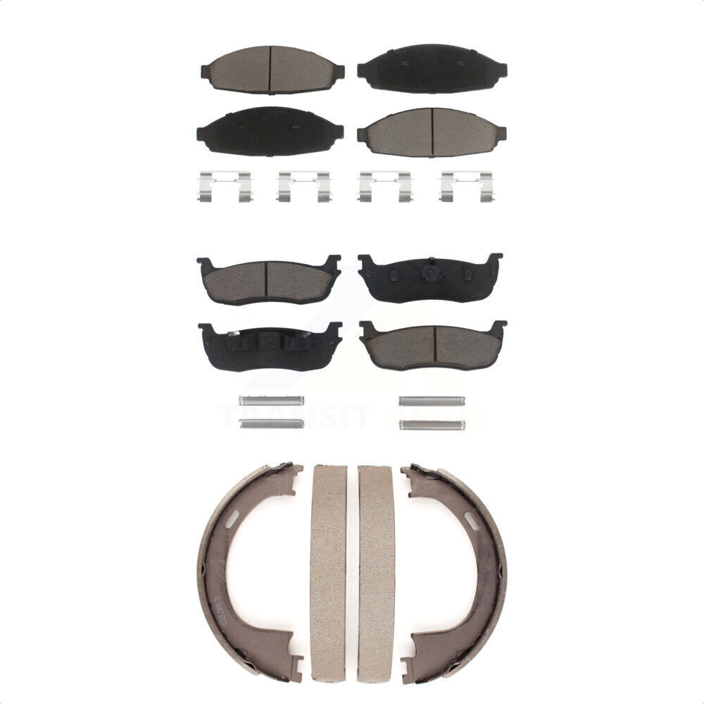 Transit Auto KCN-100043 Disc Brake Pad for 2003-2010 Lincoln Town Car - Front and Rear product image