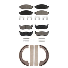 Transit Auto KCN-100043 Disc Brake Pad for 2003-2010 Lincoln Town Car - Front and Rear product image