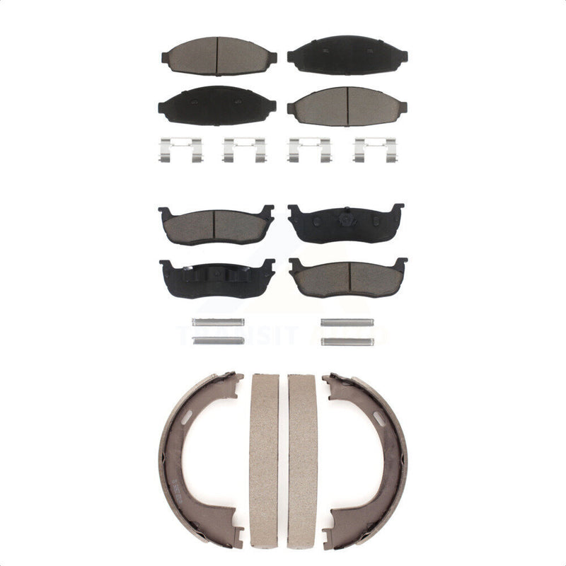 Transit Auto KCN-100043 Disc Brake Pad for 2003-2010 Lincoln Town Car - Front and Rear product image