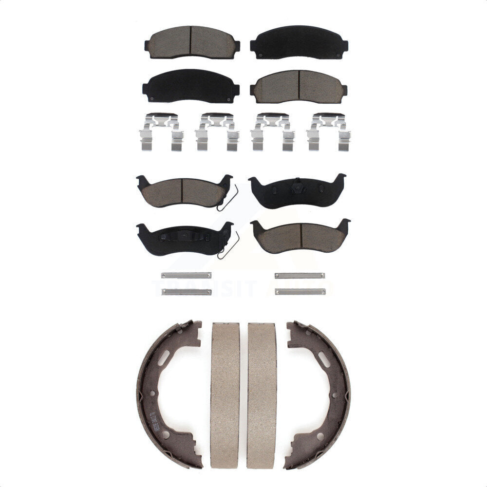 Transit Auto KCN-100045 Disc Brake Pad for 2010-2011 Ford Ranger, Mazda B2300 - Front and Rear product image