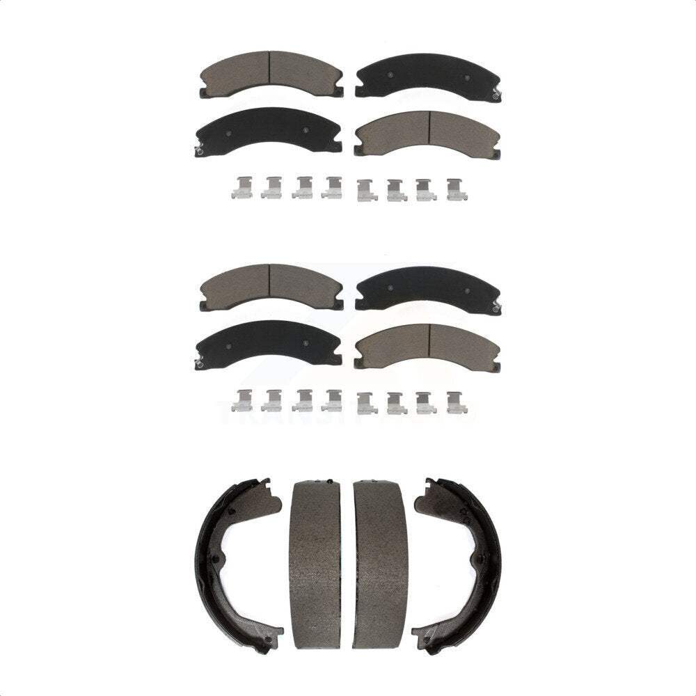 Transit Auto KCN-100046 Disc Brake Pad for 2011-2019 GMC Sierra 2500 HD, GMC Sierra 3500 HD, Chevrolet Suburban 3500 HD & more - Front and Rear product image
