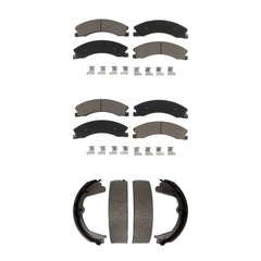 Transit Auto KCN-100046 Disc Brake Pad for 2011-2019 GMC Sierra 2500 HD, GMC Sierra 3500 HD, Chevrolet Suburban 3500 HD & more - Front and Rear product image