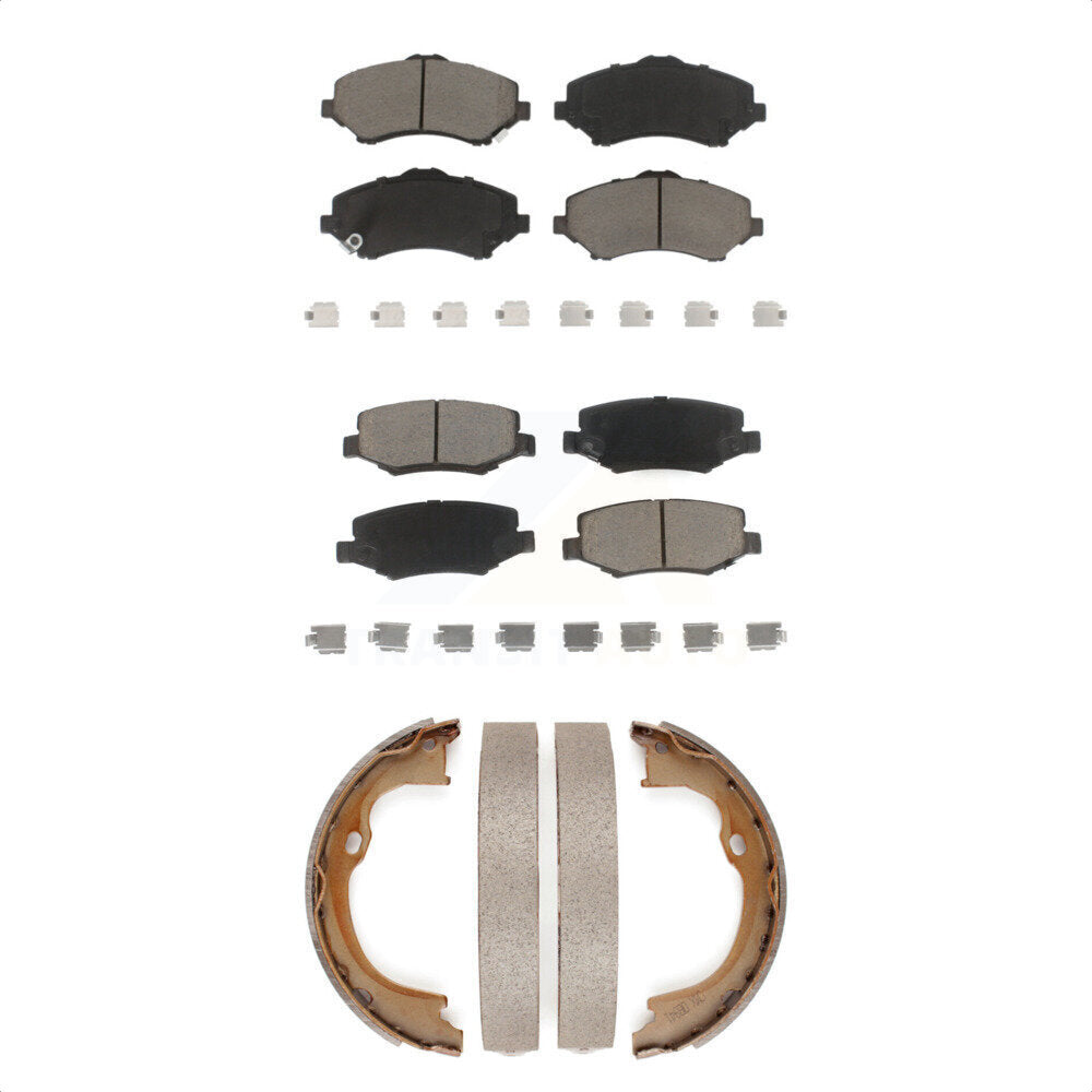 Transit Auto KCN-100047 Disc Brake Pad for 2007-2018 Jeep Wrangler JK, Jeep Liberty, Dodge Nitro & more - Front and Rear product image