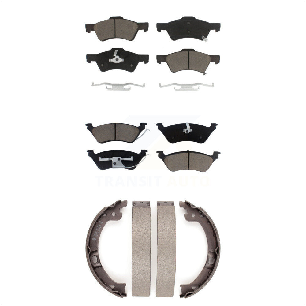 Transit Auto KCN-100051 Disc Brake Pad for 2001-2007 Dodge Grand Caravan, Chrysler Town & Country, Chrysler Voyager & more - Front and Rear product image