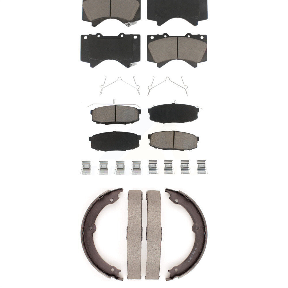 Transit Auto KCN-100052 Disc Brake Pad for 2007-2021 Lexus LX570, Toyota Land Cruiser, Toyota Sequoia & more - Front and Rear product image