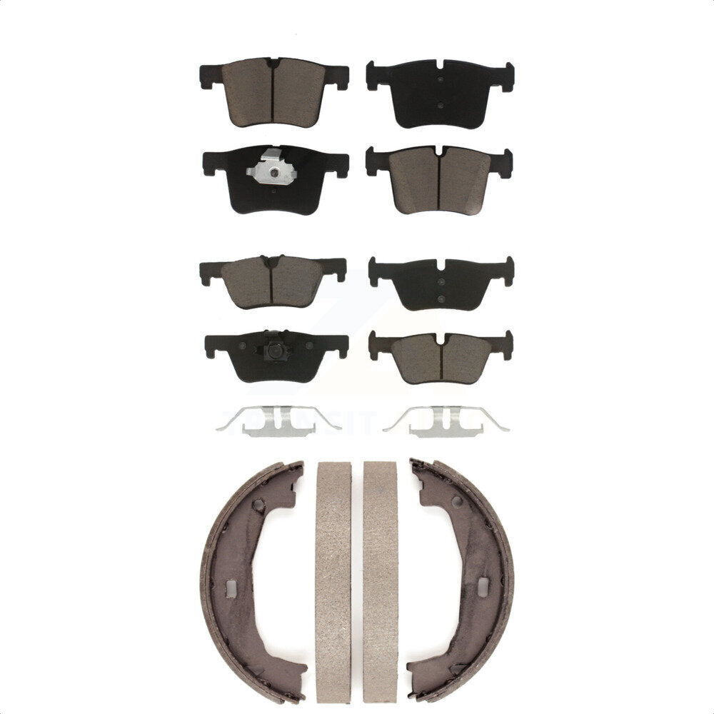 Transit Auto KCN-100055 Disc Brake Pad for 2012-2018 BMW 328d, BMW 320i xDrive, BMW 320i & more - Front and Rear product image