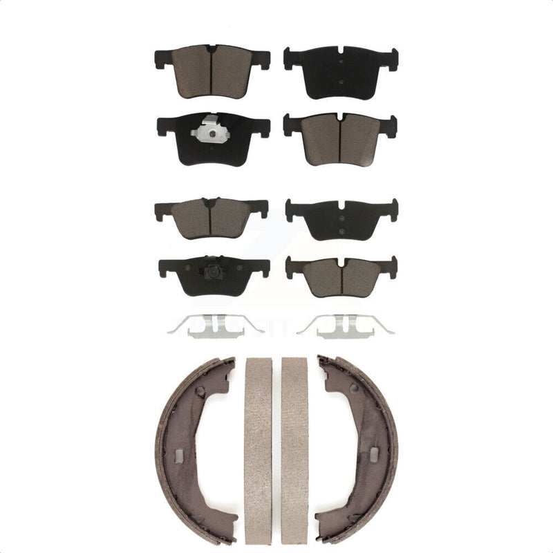 Transit Auto KCN-100055 Disc Brake Pad for 2012-2018 BMW 328d, BMW 320i xDrive, BMW 320i & more - Front and Rear product image