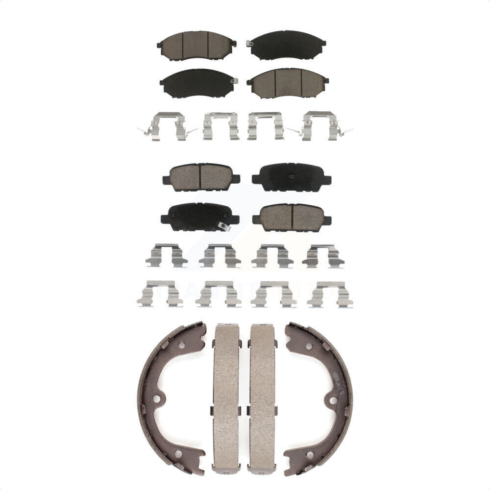 Transit Auto KCN-100069 Disc Brake Pad for 2009-2016 INFINITI QX70, INFINITI FX37, Nissan Murano & more - Front and Rear product image