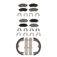 Transit Auto KCN-100069 Disc Brake Pad for 2009-2016 INFINITI QX70, INFINITI FX37, Nissan Murano & more - Front and Rear product image
