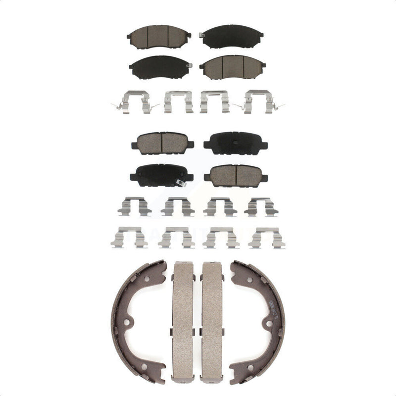 Transit Auto KCN-100069 Disc Brake Pad for 2009-2016 INFINITI QX70, INFINITI FX37, Nissan Murano & more - Front and Rear product image