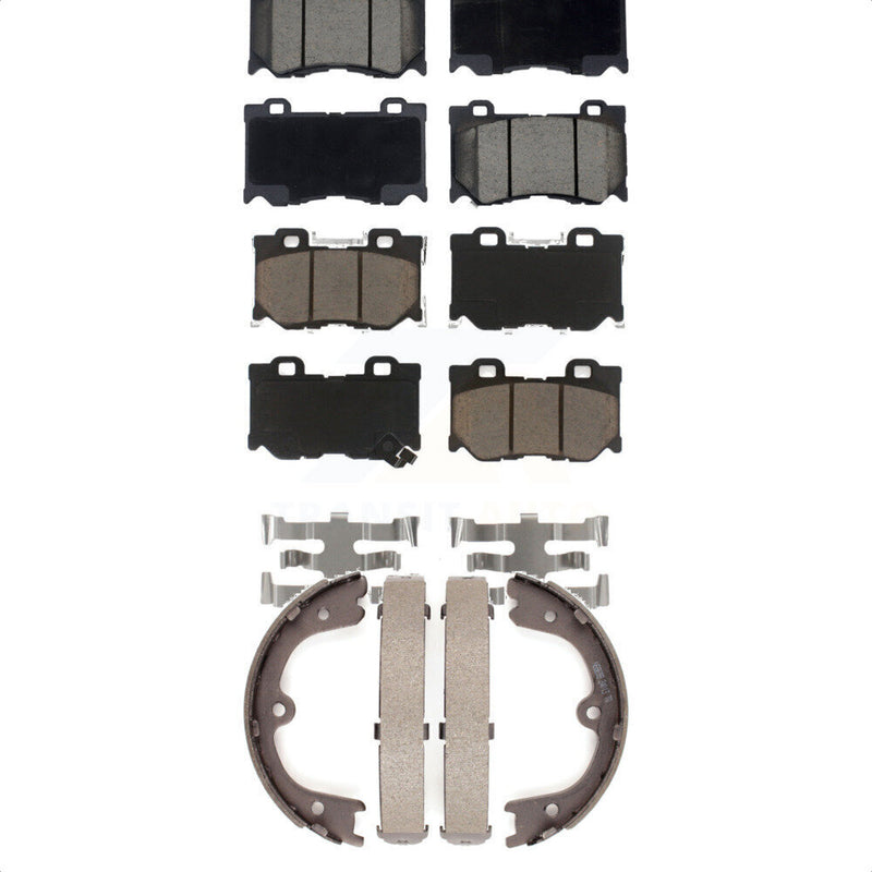 Transit Auto KCN-100070 Disc Brake Pad for 2009-2013 INFINITI FX50 - Front and Rear product image