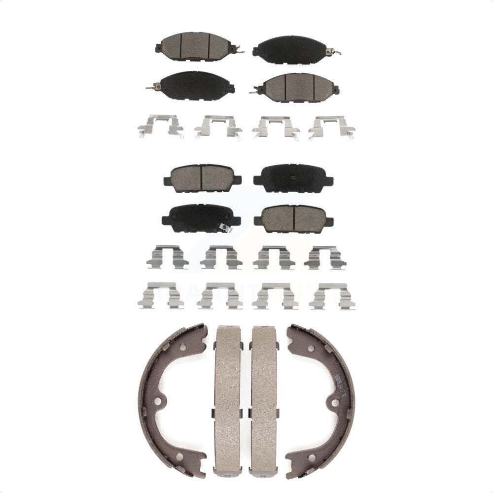 Transit Auto KCN-100072 Disc Brake Pad for 2013-2014 INFINITI QX60, INFINITI JX35, Nissan Pathfinder - Front and Rear product image