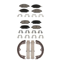 Transit Auto KCN-100072 Disc Brake Pad for 2013-2014 INFINITI QX60, INFINITI JX35, Nissan Pathfinder - Front and Rear product image