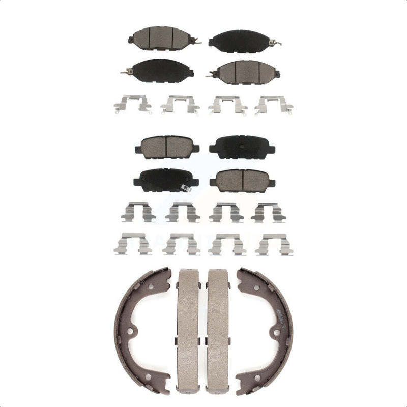 Transit Auto KCN-100072 Disc Brake Pad for 2013-2014 INFINITI QX60, INFINITI JX35, Nissan Pathfinder - Front and Rear product image