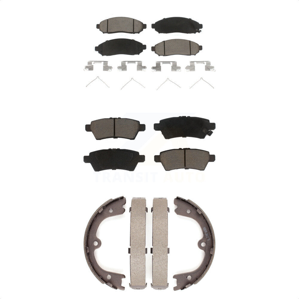 Transit Auto KCN-100074 Disc Brake Pad for 2005-2012 Nissan Pathfinder, Nissan Xterra - Front and Rear product image