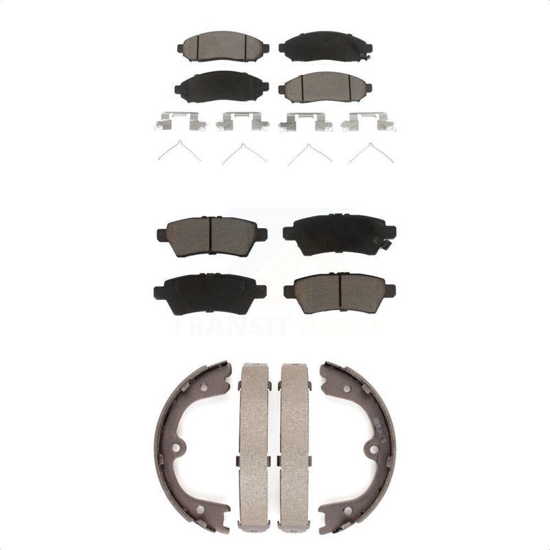 Transit Auto KCN-100074 Disc Brake Pad for 2005-2012 Nissan Pathfinder, Nissan Xterra - Front and Rear product image