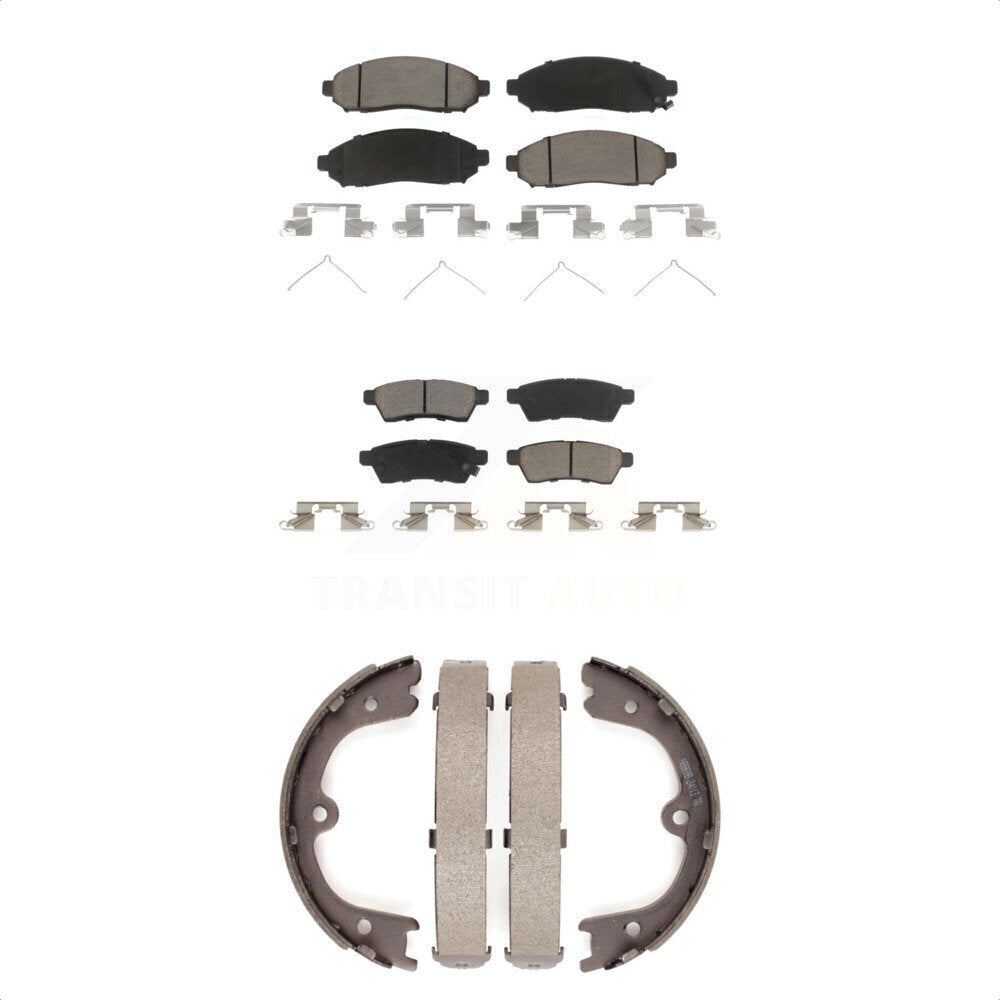 Transit Auto KCN-100075 Disc Brake Pad for 2005-2023 Nissan Xterra, Nissan Frontier - Front and Rear product image