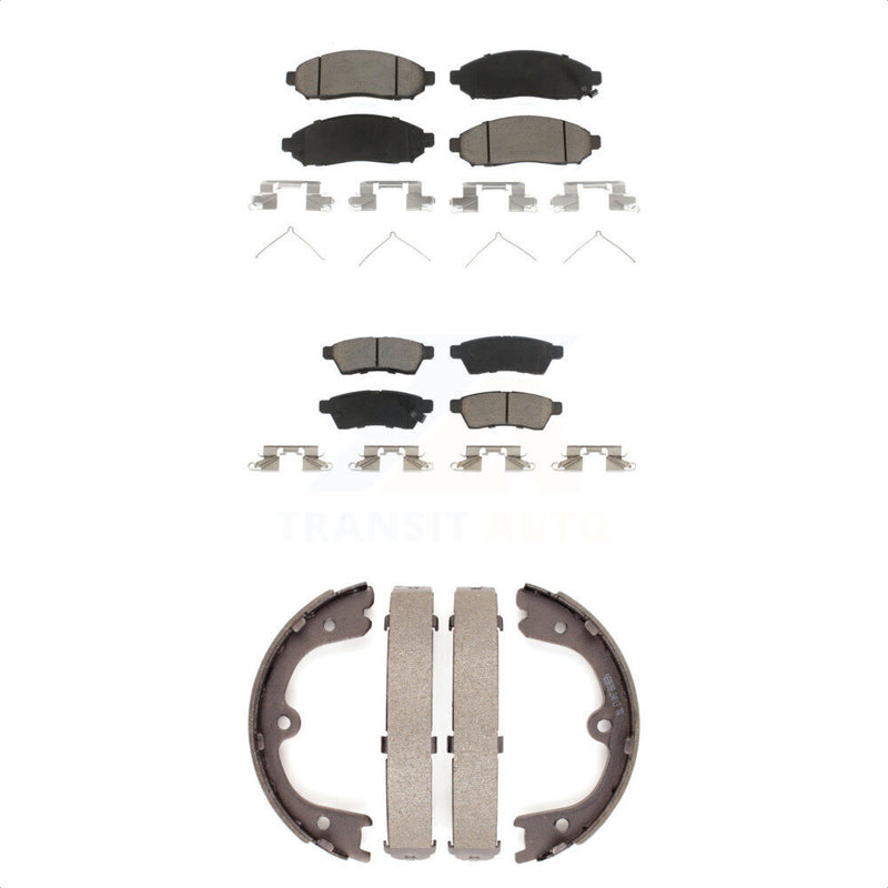 Transit Auto KCN-100075 Disc Brake Pad for 2005-2023 Nissan Xterra, Nissan Frontier - Front and Rear product image