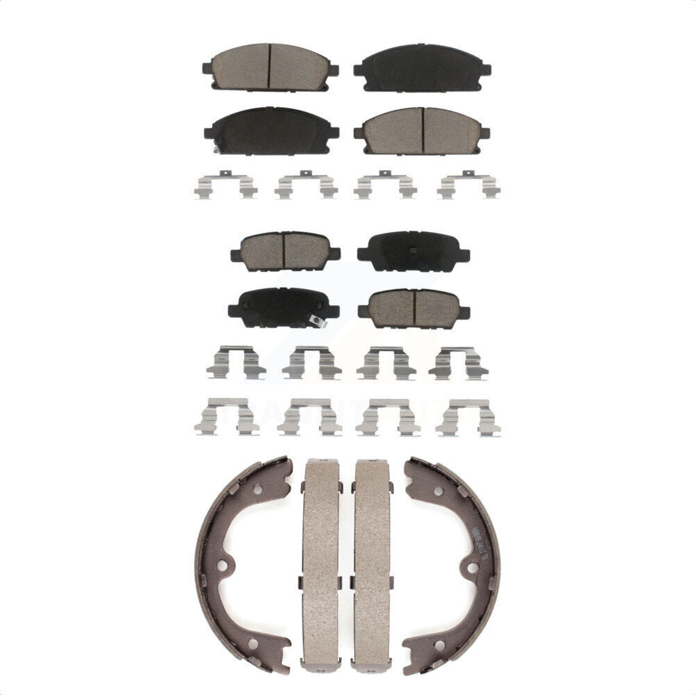 Transit Auto KCN-100076 Disc Brake Pad for 2006-2009 Nissan Quest - Front and Rear product image