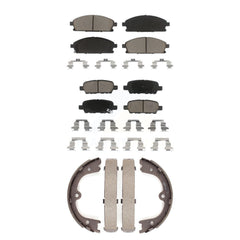 Transit Auto KCN-100076 Disc Brake Pad for 2006-2009 Nissan Quest - Front and Rear product image