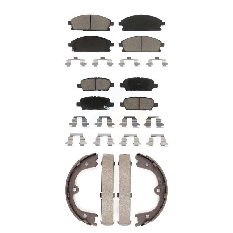 Transit Auto KCN-100076 Disc Brake Pad for 2006-2009 Nissan Quest - Front and Rear product image