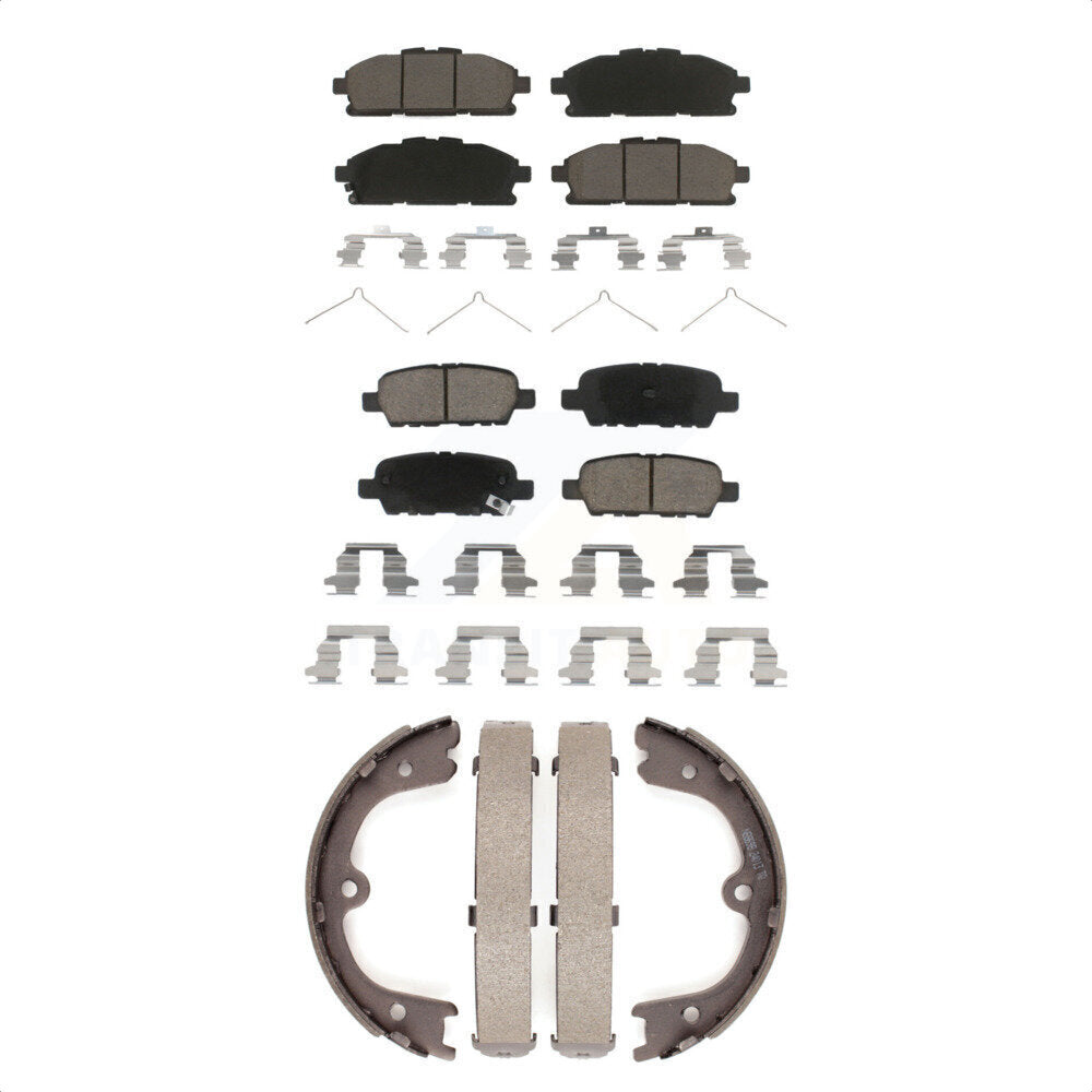 Transit Auto KCN-100077 Disc Brake Pad for 2011-2016 Nissan Quest - Front and Rear product image