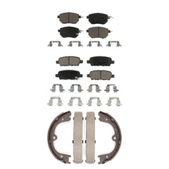 Transit Auto KCN-100078 Disc Brake Pad for 2003-2012 Nissan Murano - Front and Rear product image