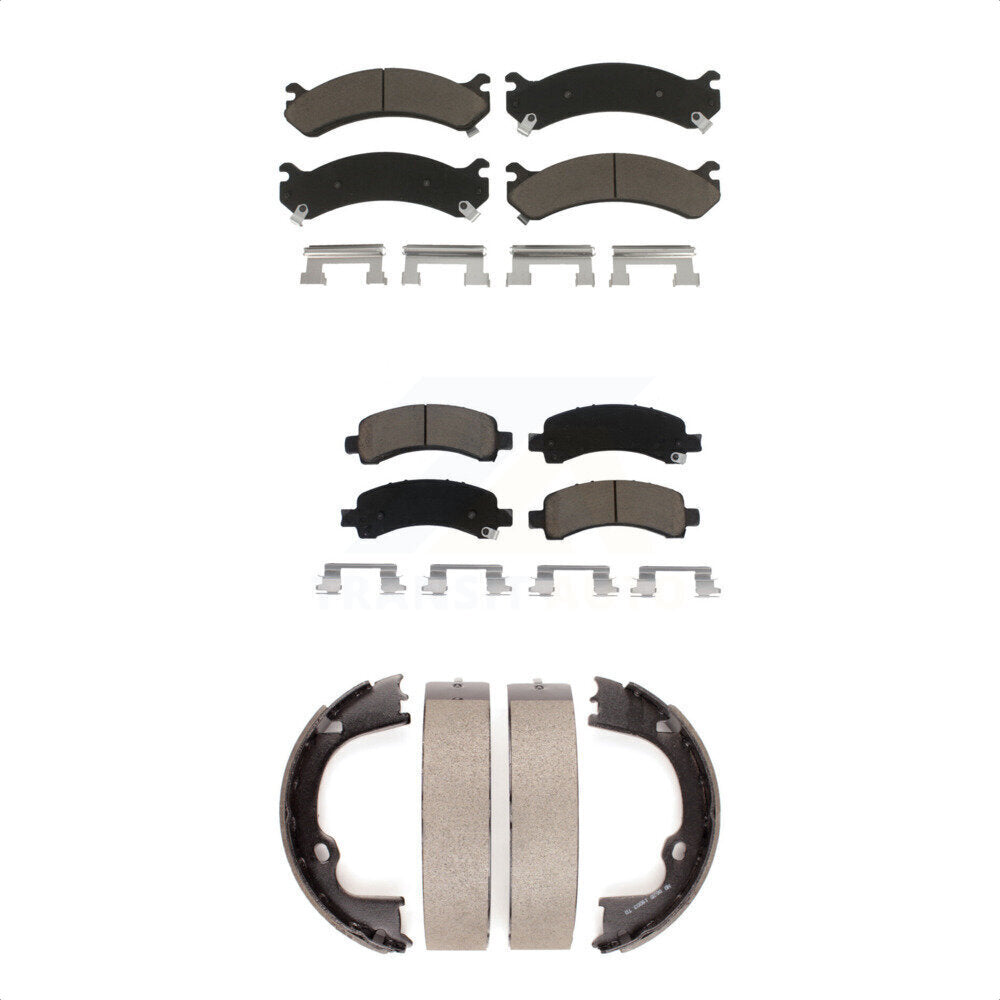 Transit Auto KCN-100081 Disc Brake Pad for 2008-2020 Chevrolet Express 2500, GMC Savana 2500, Chevrolet Express 3500 & more - Front and Rear product image