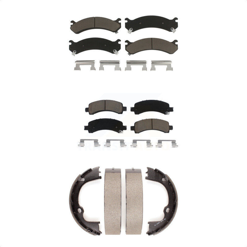 Transit Auto KCN-100081 Disc Brake Pad for 2008-2020 Chevrolet Express 2500, GMC Savana 2500, Chevrolet Express 3500 & more - Front and Rear product image