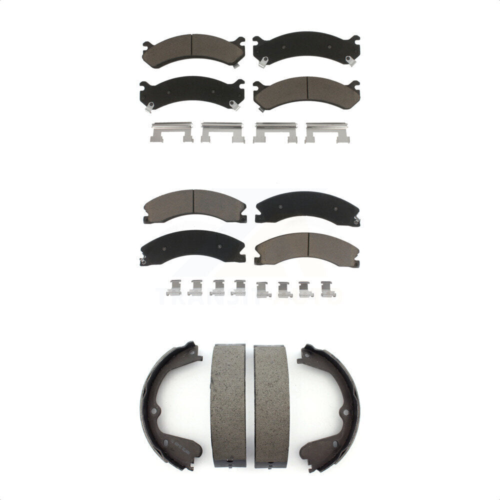 Transit Auto KCN-100082 Disc Brake Pad for 2009-2020 Chevrolet Express 4500, Chevrolet Express 3500, GMC Savana 3500 & more - Front and Rear product image