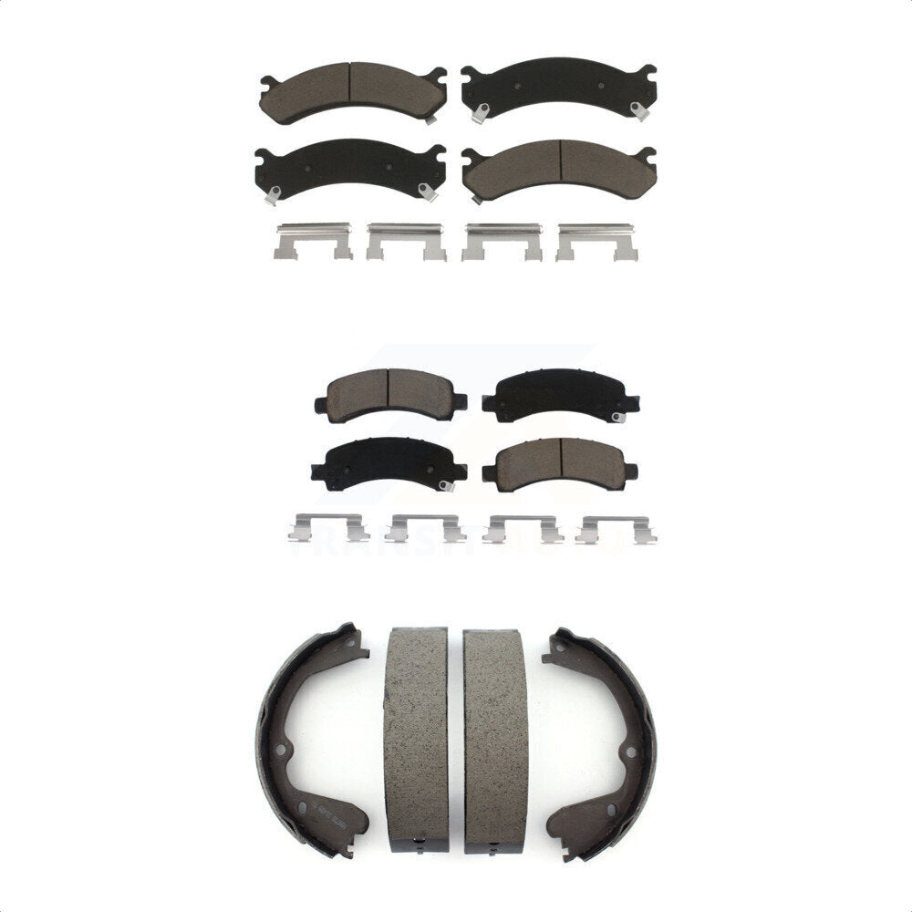 Transit Auto KCN-100083 Disc Brake Pad for 2008-2016 Chevrolet Express 4500, GMC Savana 3500 - Front and Rear product image