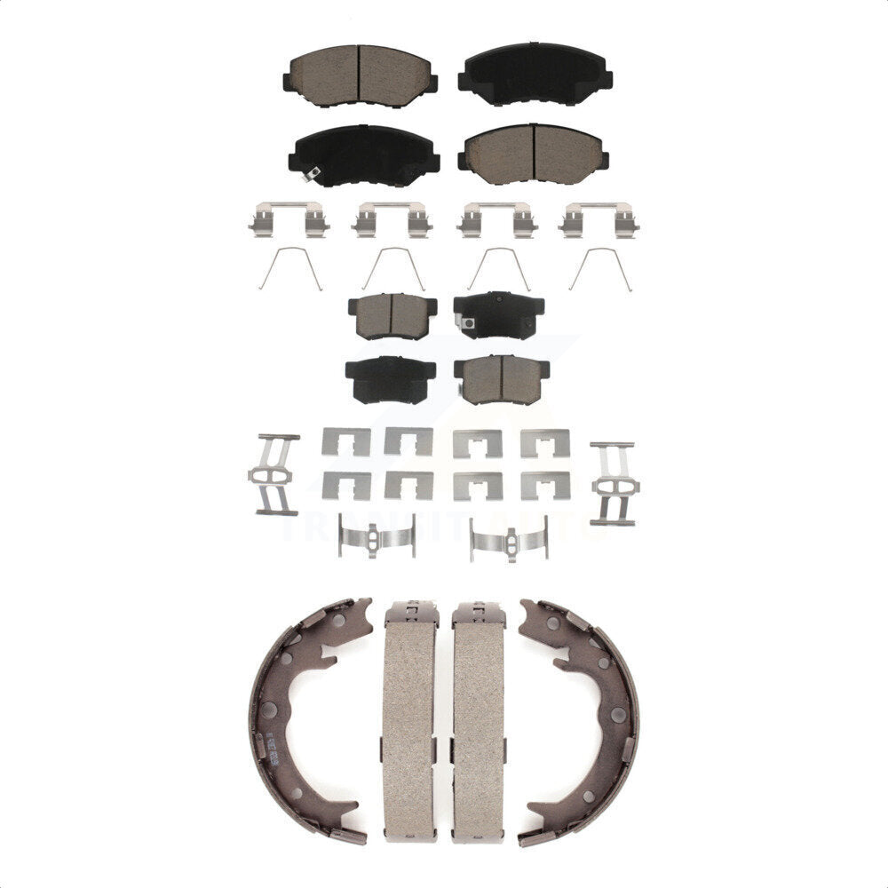 Transit Auto KCN-100084 Disc Brake Pad for 2002-2011 Honda Element, Honda CR-V - Front and Rear product image